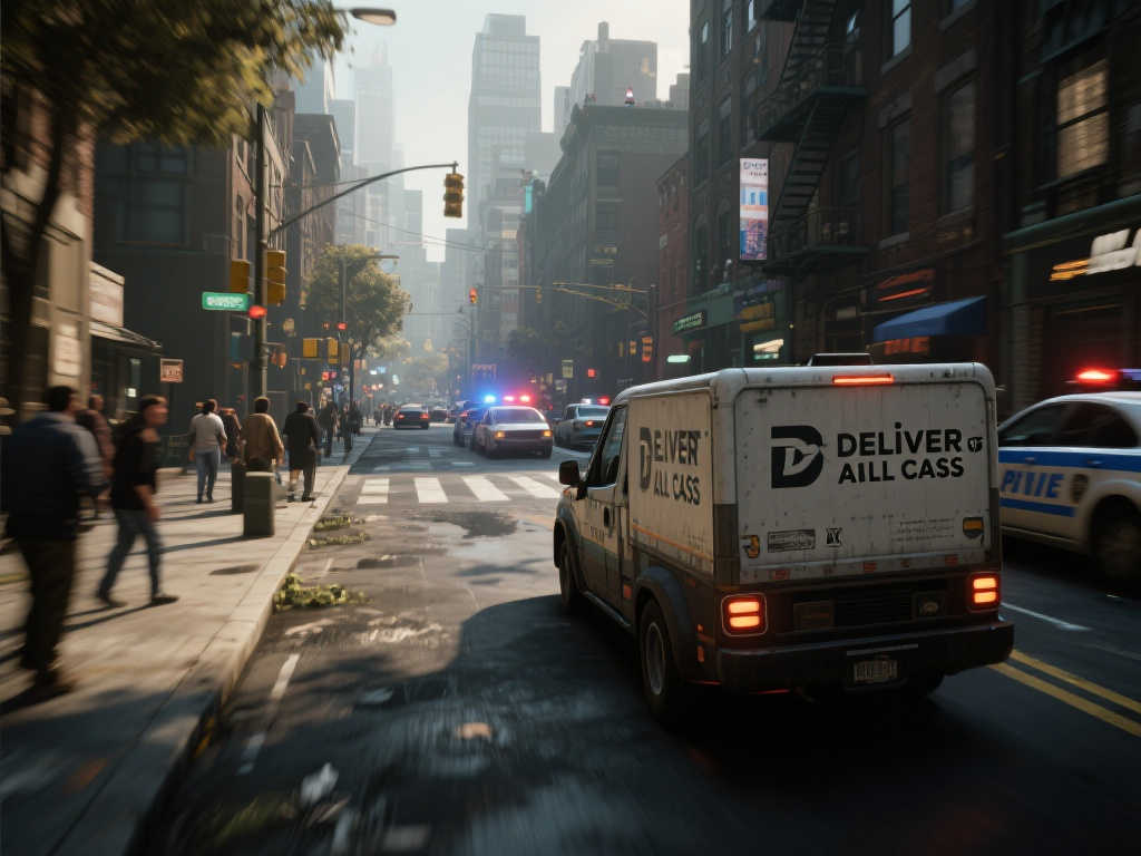 全新GTA风格配送冒险RPG《不惜代价送达》即将上线